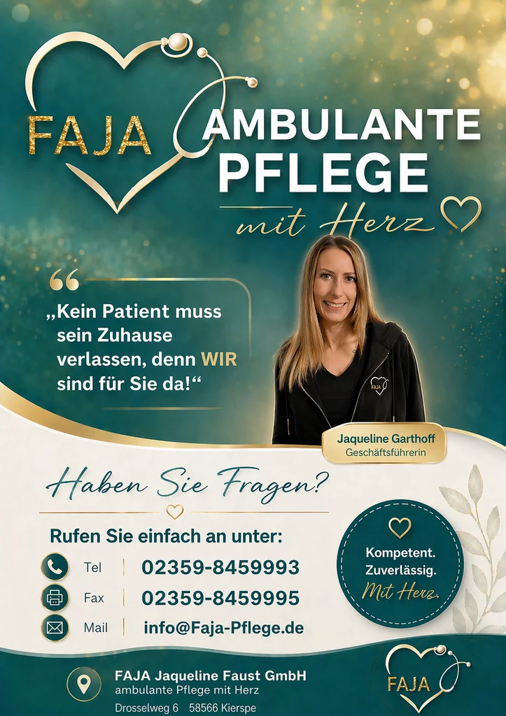 FAJA – ambulante Pflege mit Herz; Geschäftsführerin Jaqueline Garthoff